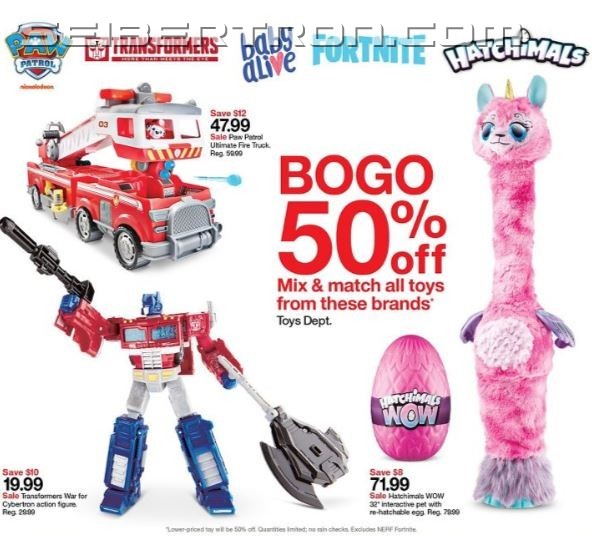 Transformers News: Buy One Get One 50% off plus $10 off WFS Voyagers at Target this Week Including New Toy Fair Reveals
