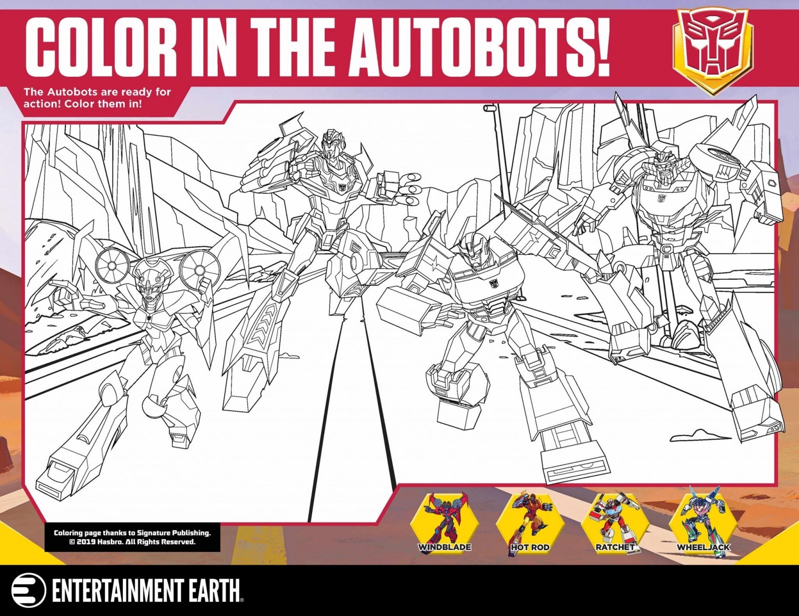 snarl transformer coloring pages