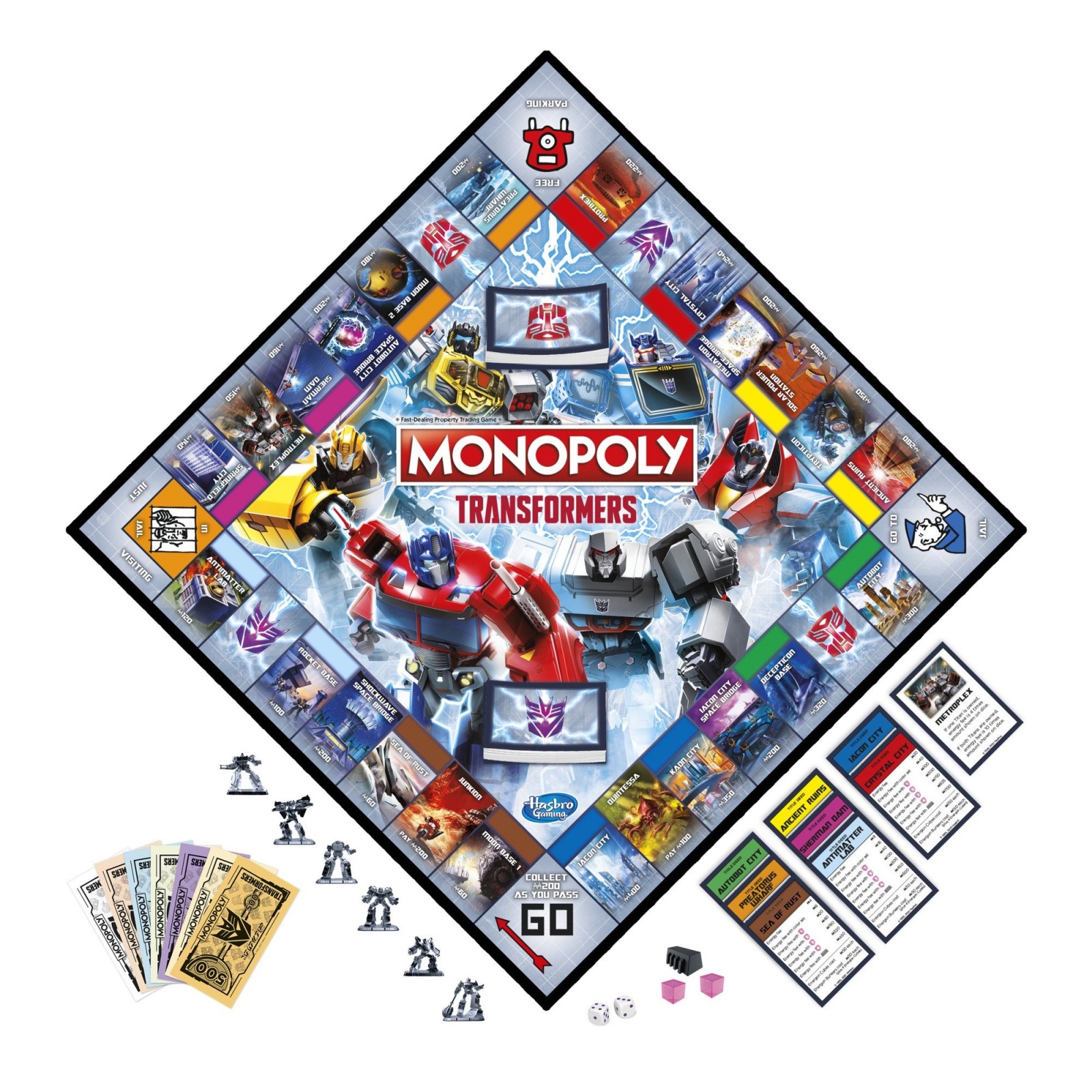 Transformers News: Stock Images of New Transformers  Monopoly Game on Walmart Listing