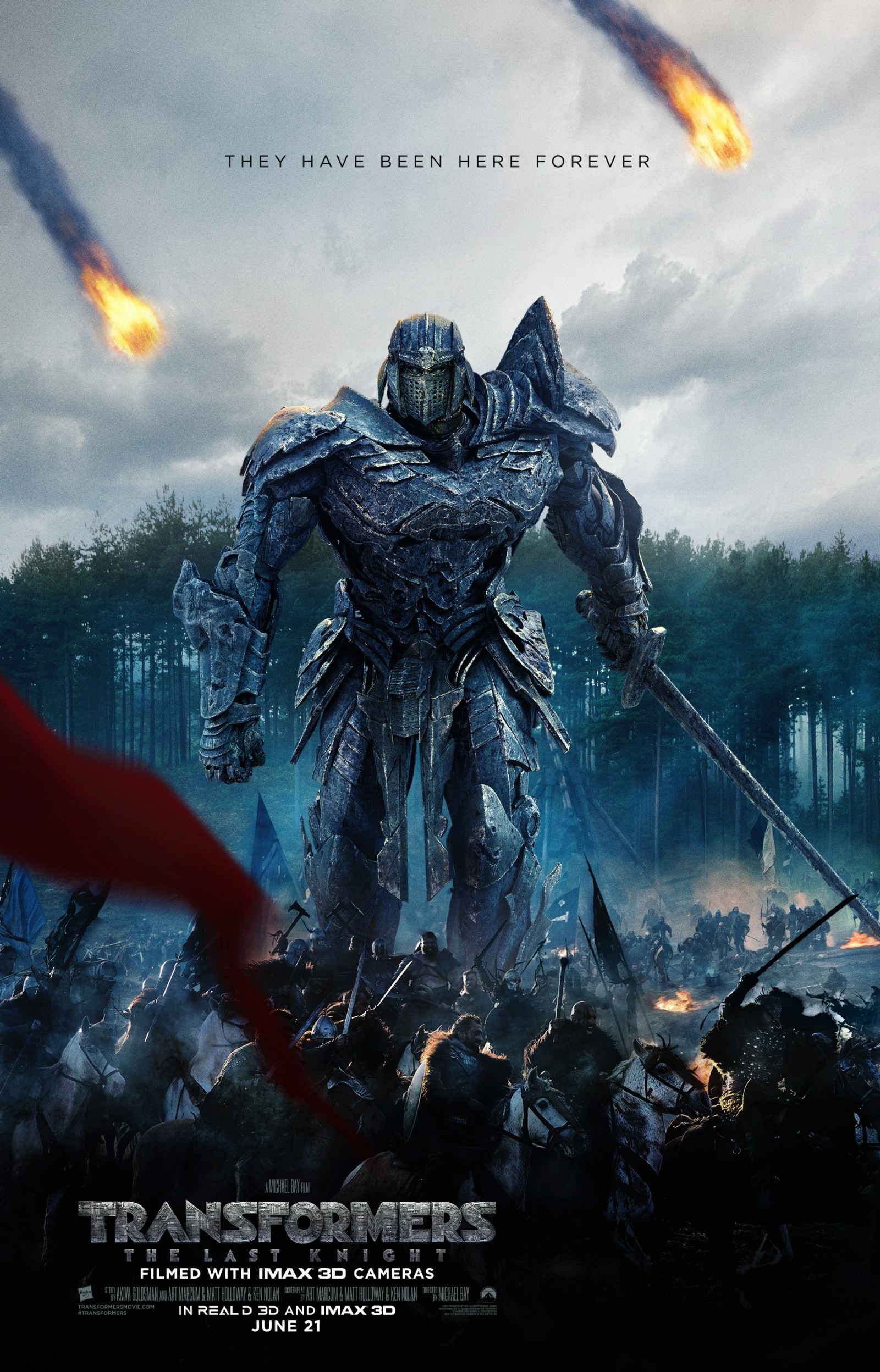 New Poster for Transformers The Last Knight They Have Been Here