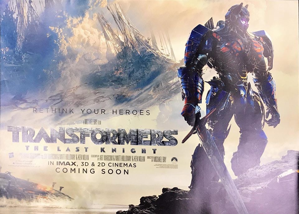 Transformers News: UK Posters for Transformers: The Last Knight at MCM London