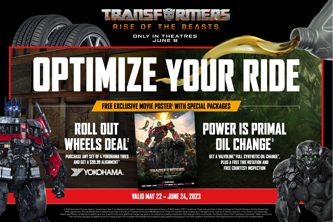 Transformers News: Monro Announces Partnership with "Transformers: Rise of the Beasts"