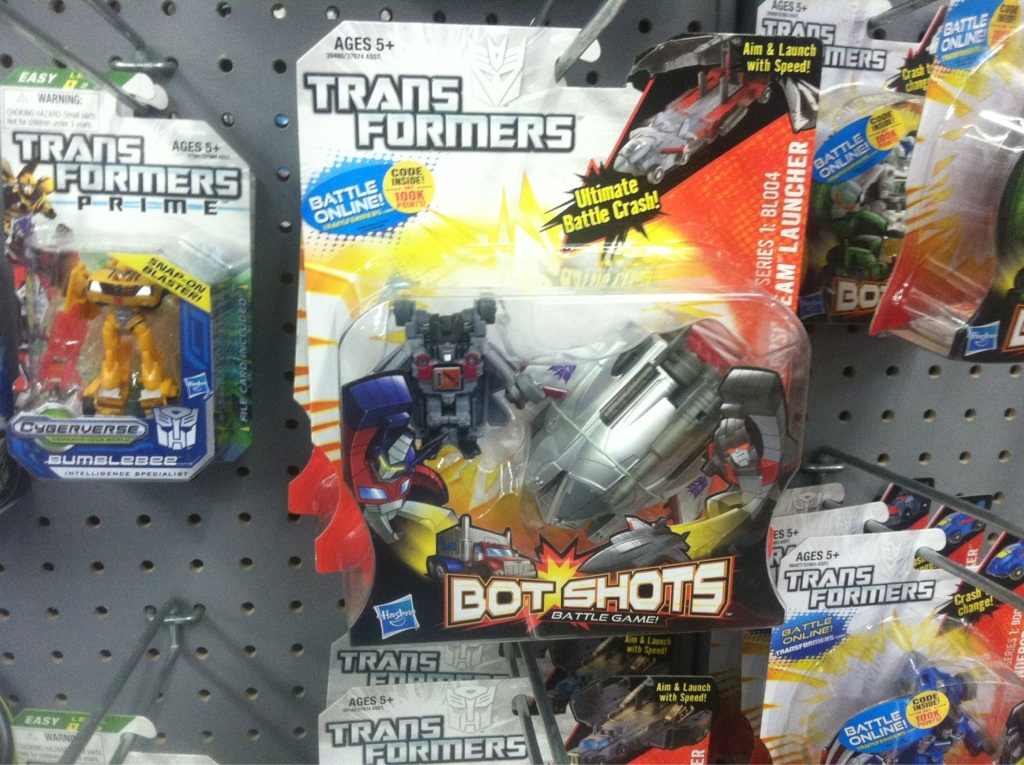 Transformers Bot Shots Ironhide Launcher Battle Game 