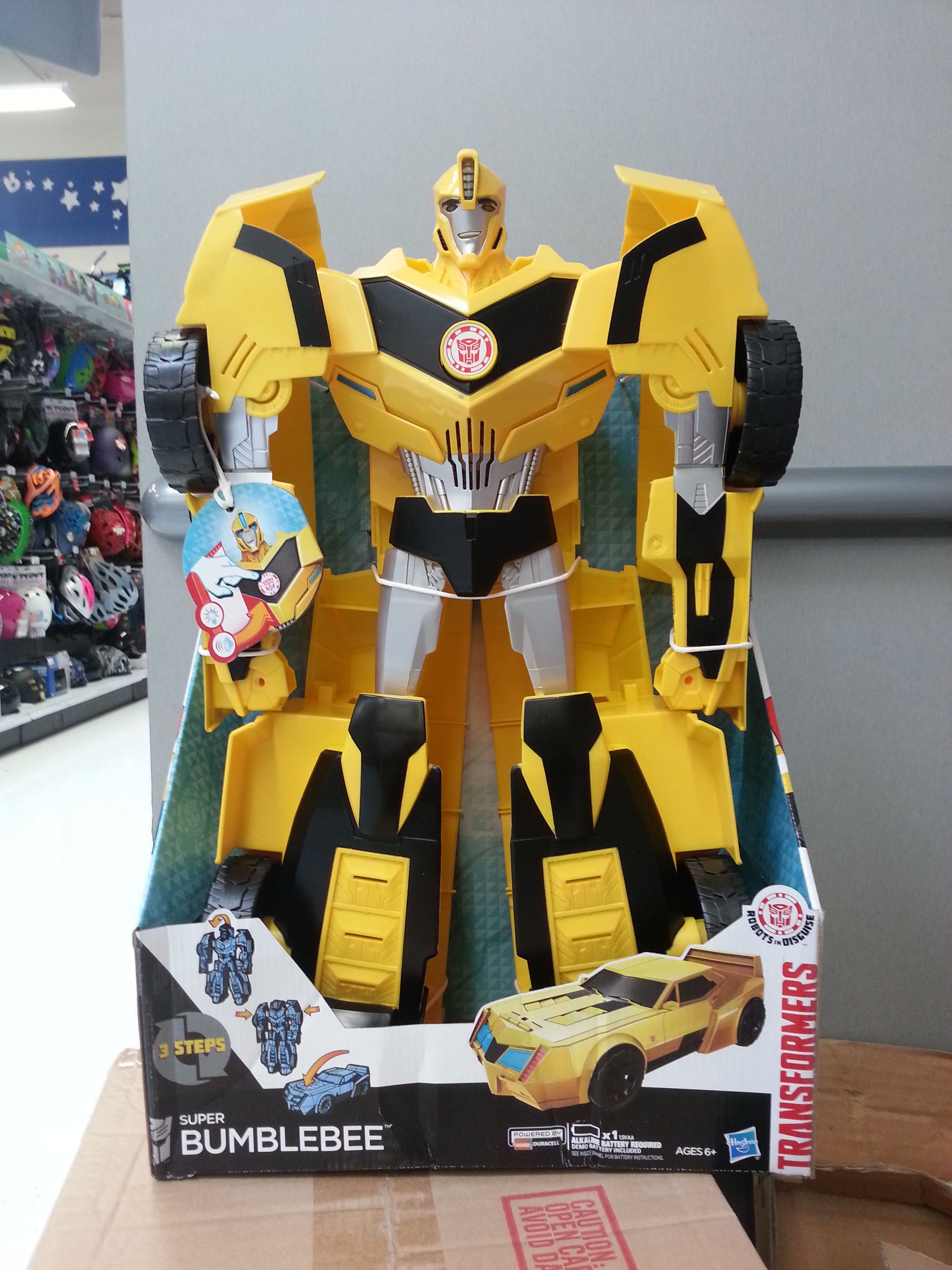 hasbro transformers super bumblebee figure
