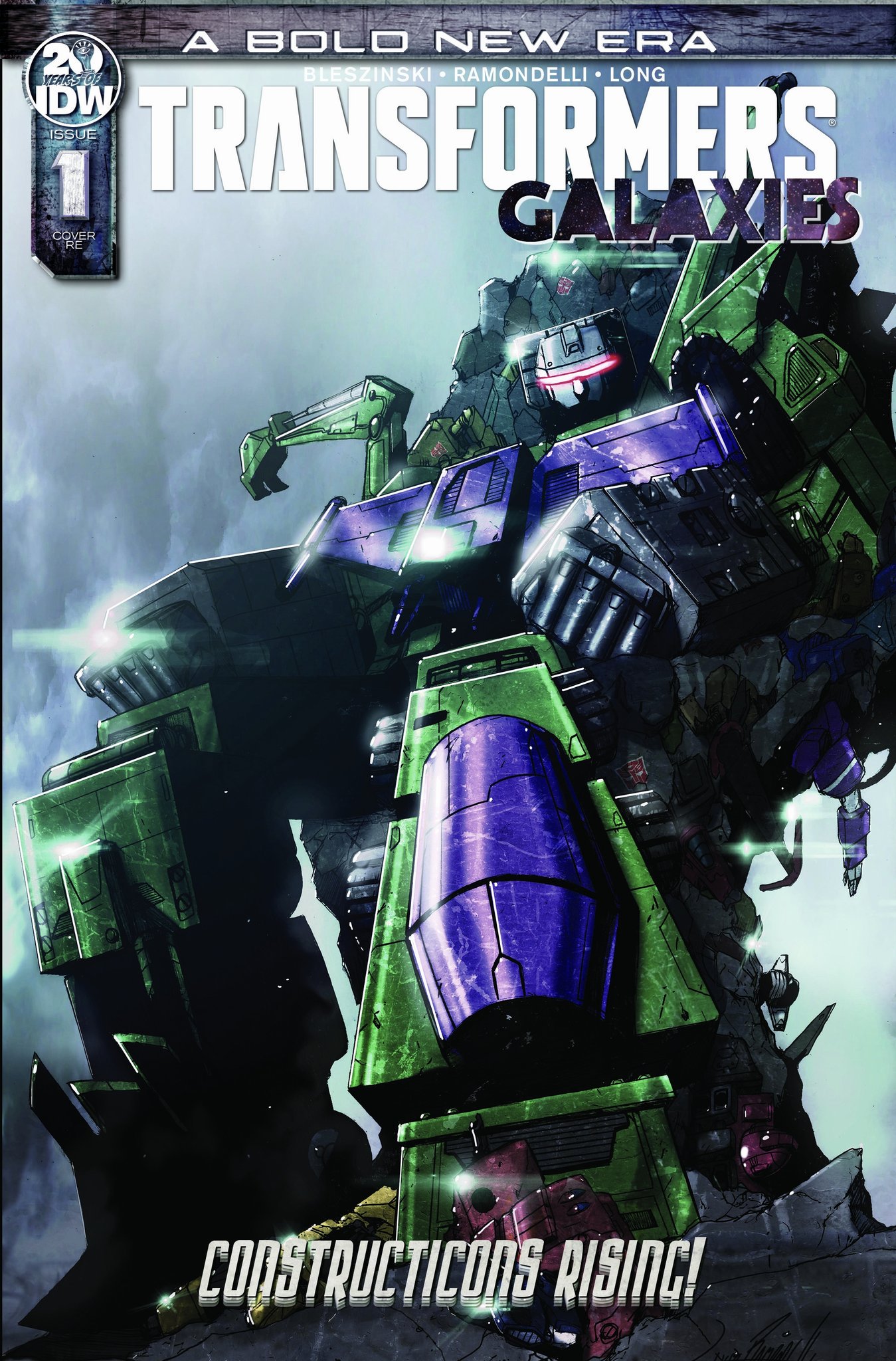 IDW Transformers Galaxies Constructicons Rising Exclusive Covers and  Wallpapers