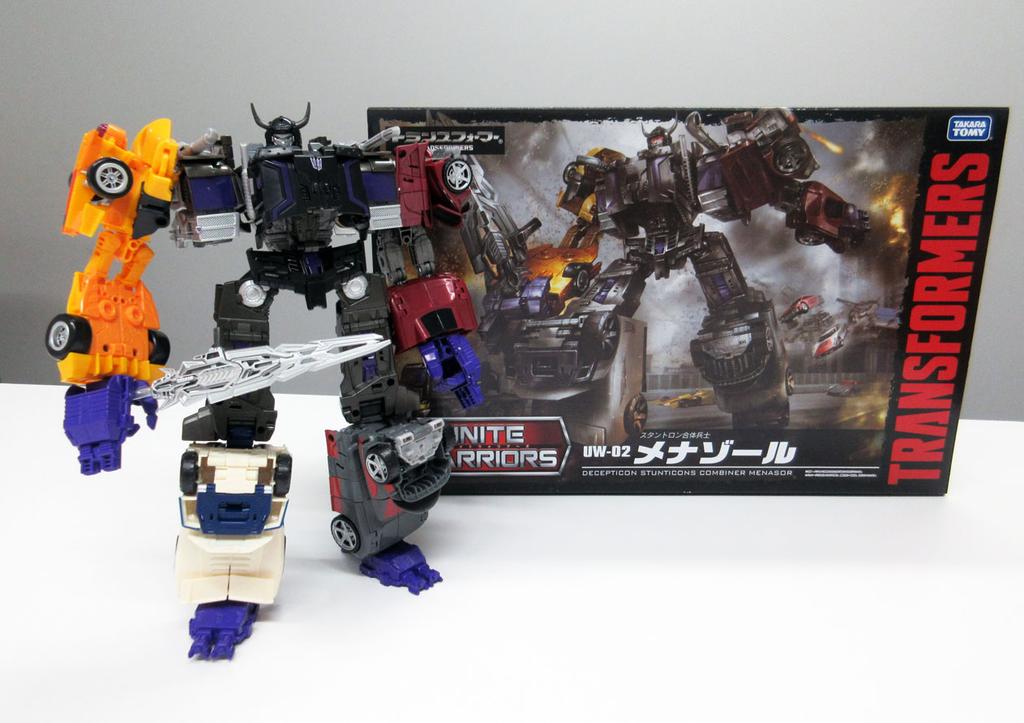 Takara Tomy Transformers unir guerreros UW-02 Menasor UW02 F/S de Japón 