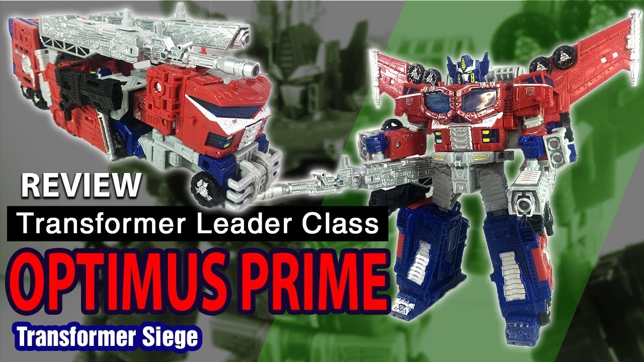 transformers war for cybertron siege leader class optimus prime