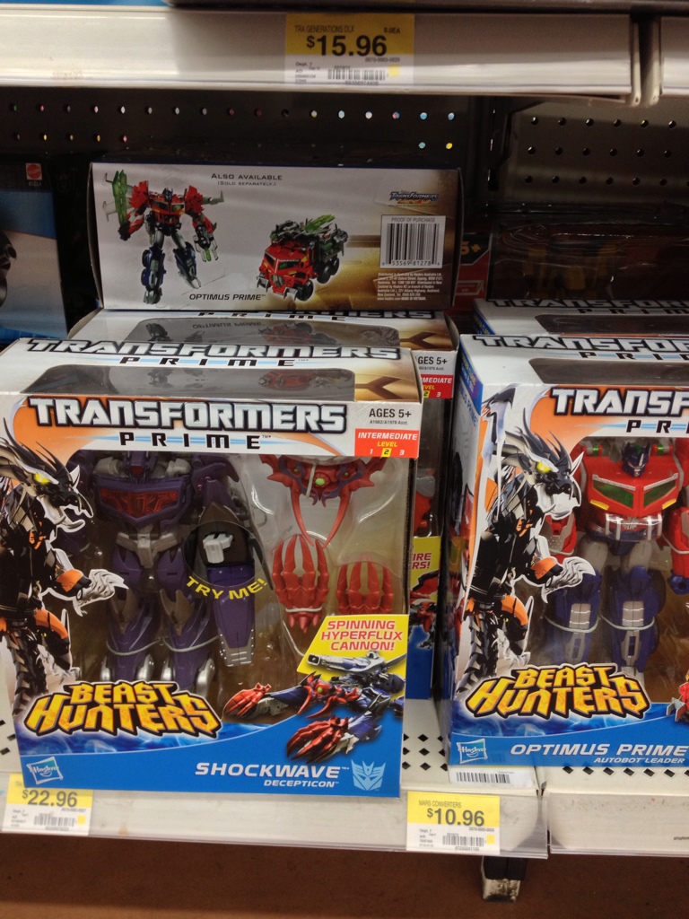 Beast Hunters Voyagers Wave 2 (Shockwave) Found At Retail - Transformers