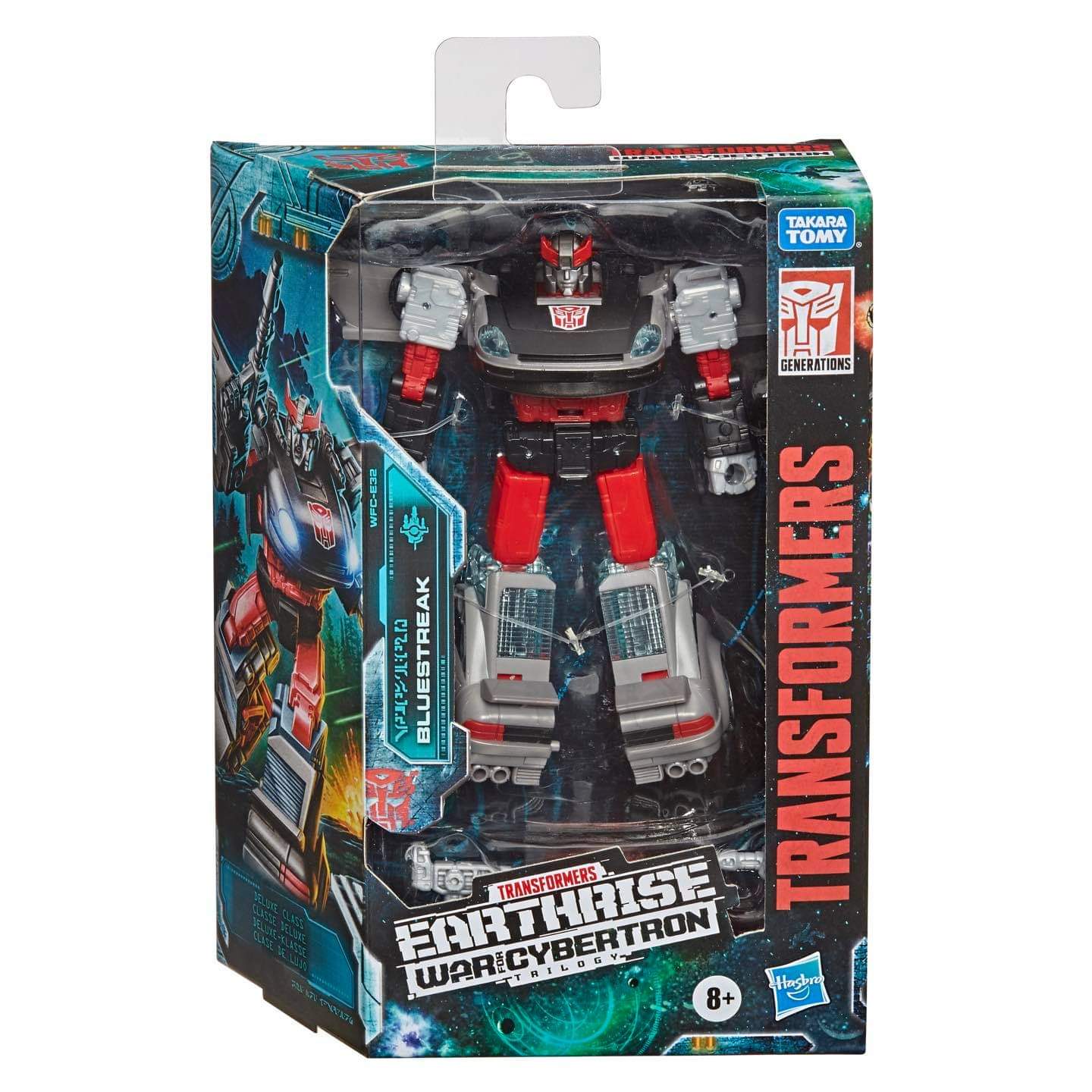 New In Box Image of Transformers Earthrise Bluestreak