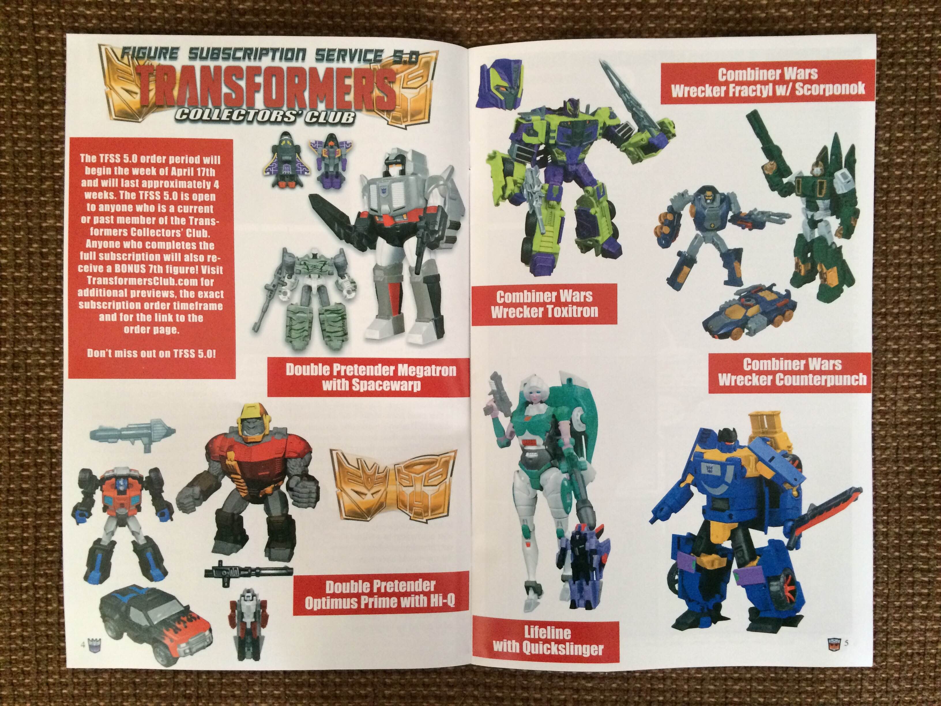 New Details about Transformers Subscription Service 5.0