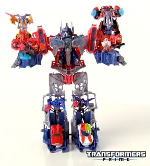 Transformers Prime RID Cyberverse Optimus Maximus Battle Station Carrier Hasbro 