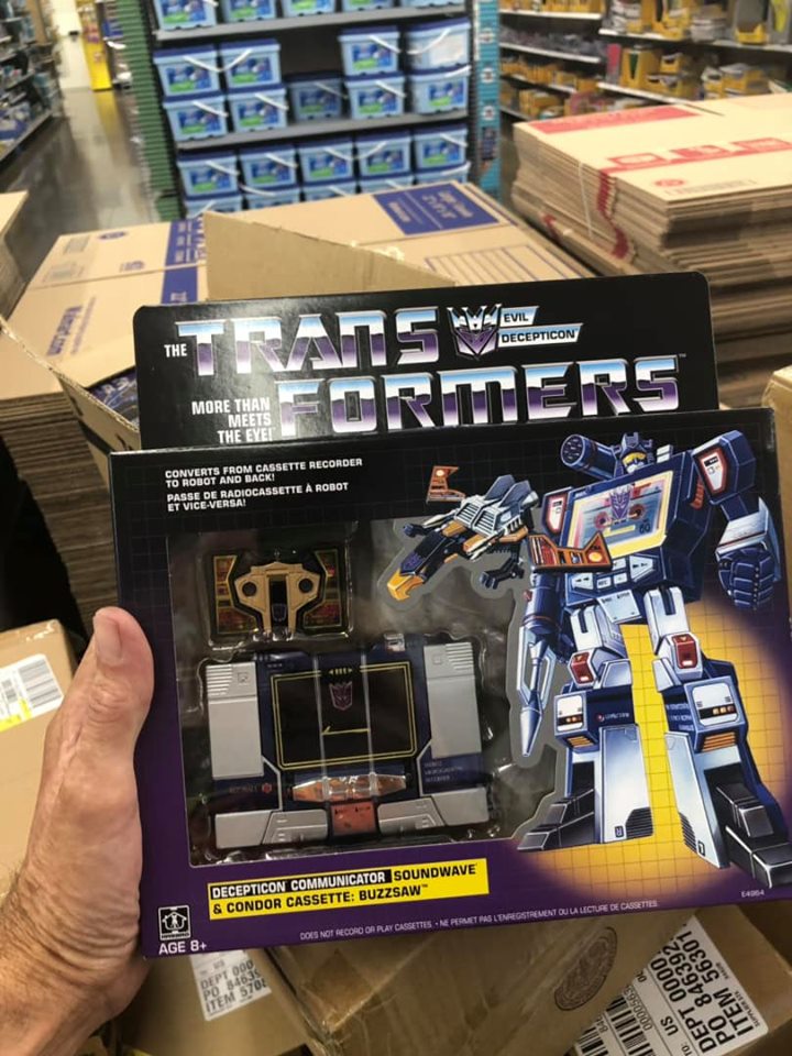 Transformers Soundwave & Mini Cassettes Reissue G1 Lot Wal-Mart Exclusives! 