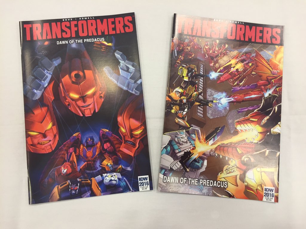 Review - #BotCon16 FunPub / IDW Dawn Of The Predacus Comic