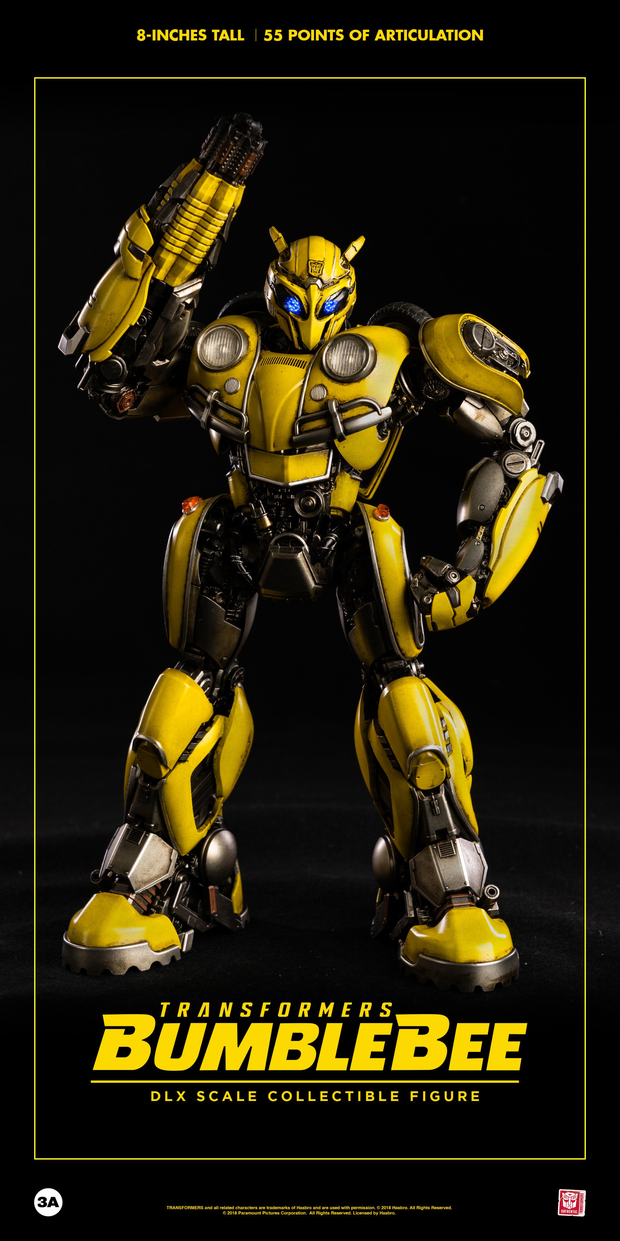 ThreeA HASBRO 8'' Toys 3A Transformers Rumored Bumblebee Action Figure Robots 