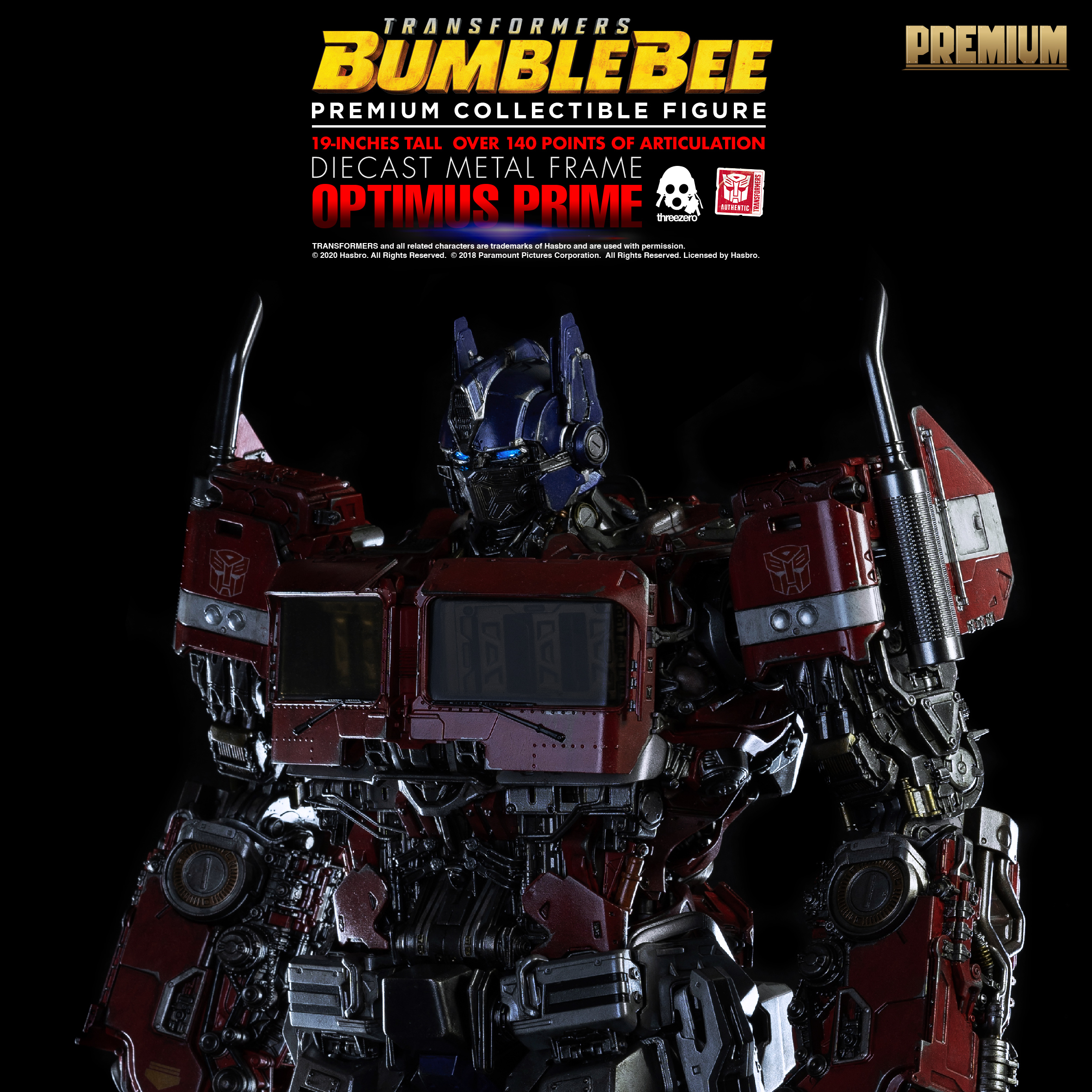 ThreeZero Bumblebee Movie Premium Optimus Prime Revealed