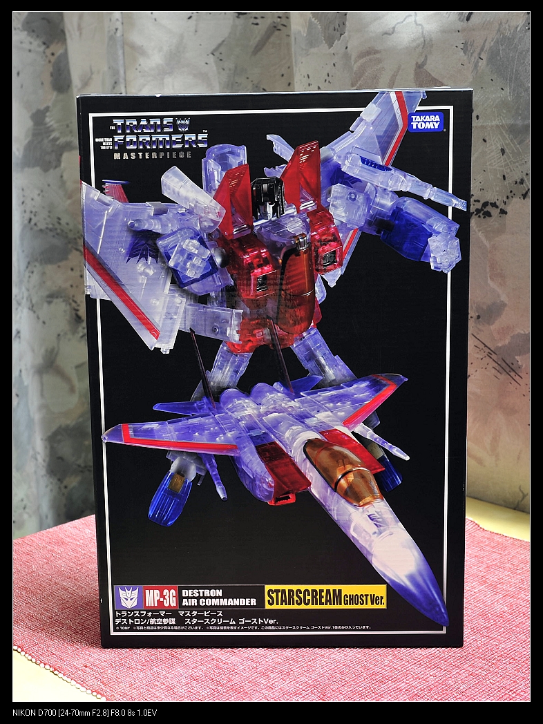 Masterpiece MP-3G Starscream Ghost Version Released In Asia - Transformers