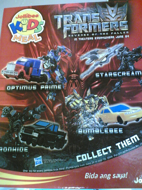 jollibee transformers toys