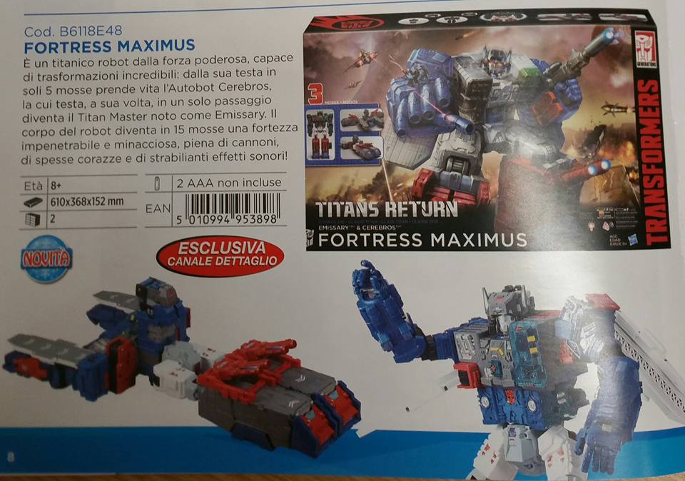 Transformers generations titans return fortress maximus on sale titan action figure