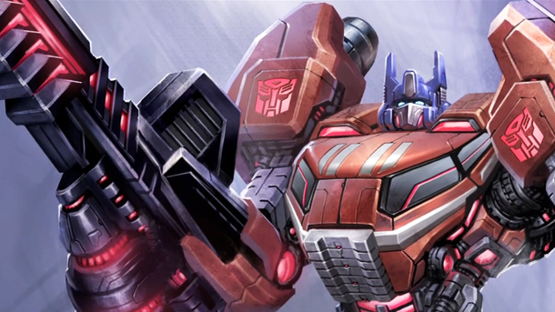 optimus prime transformers fall of cybertron
