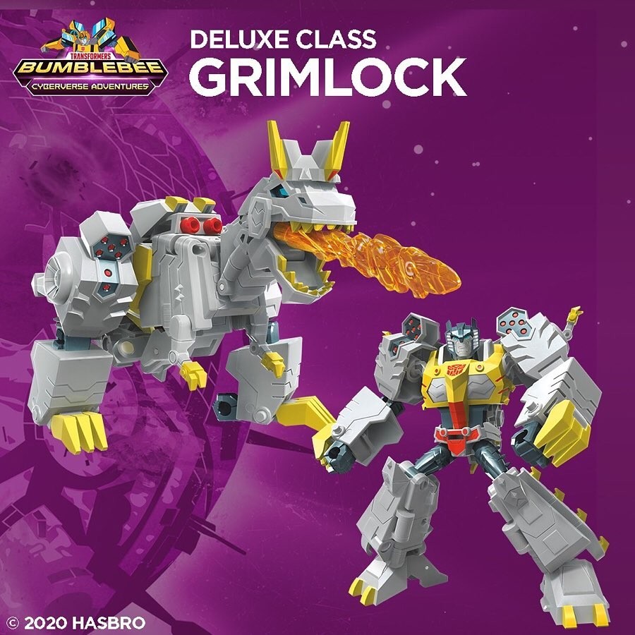 Transformers Cyberverse Adventures Deluxe Grimlock Hot Rod MISB in hand USA 