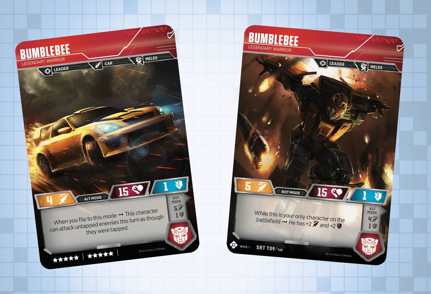 Transformers CCG/TCG OVERSIZED STORE PROMO FOIL BUMBLEBEE 