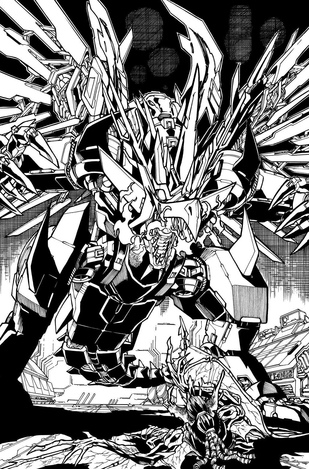 New Transformers Galaxies #5 Line Art by Alex Milne Shown Off