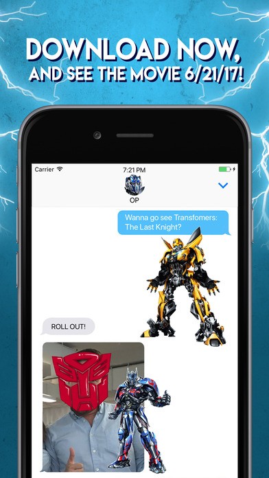 Transformers News: Transformers: The Last Knight Sticker Pack Available on iTunes
