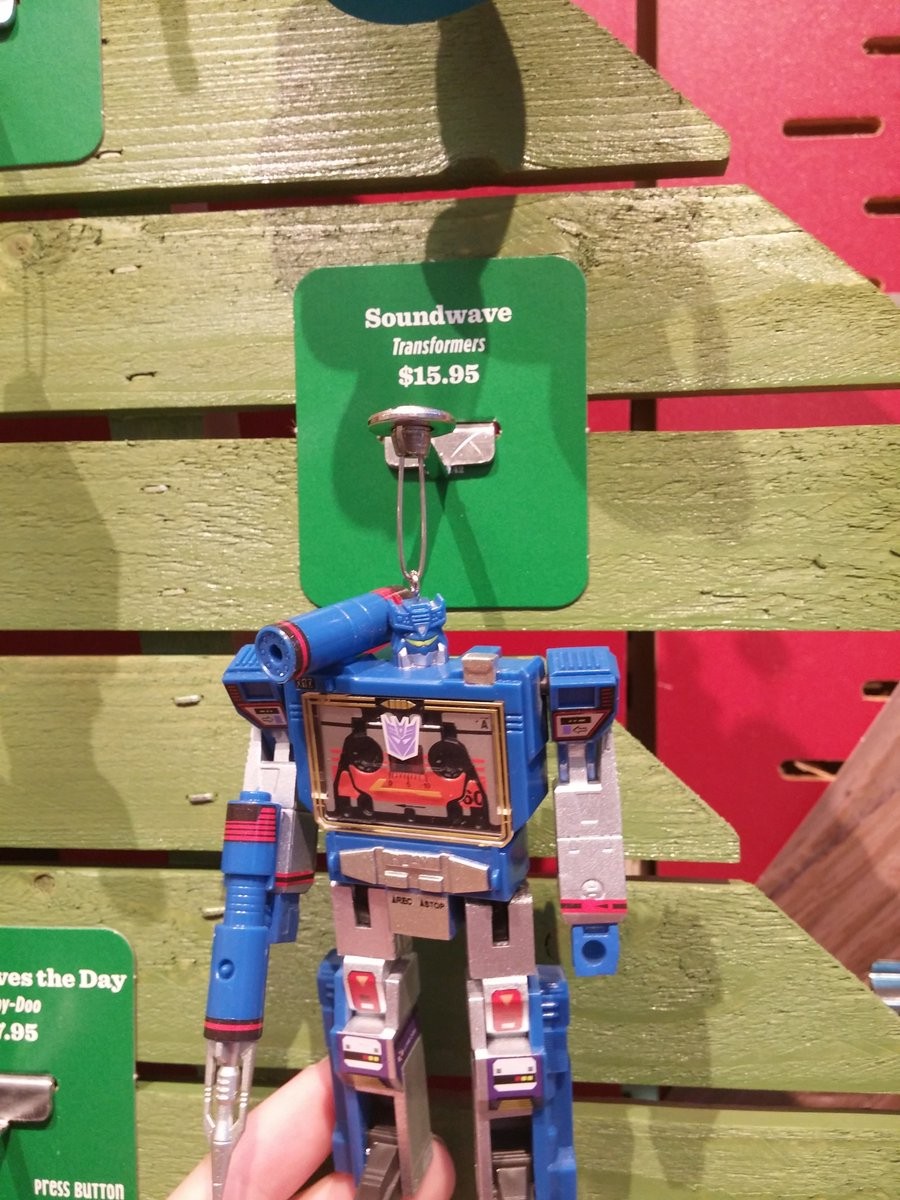 Transformers News: Hallmark Transformers G1 Soundwave Ornament Spotted At Retail!