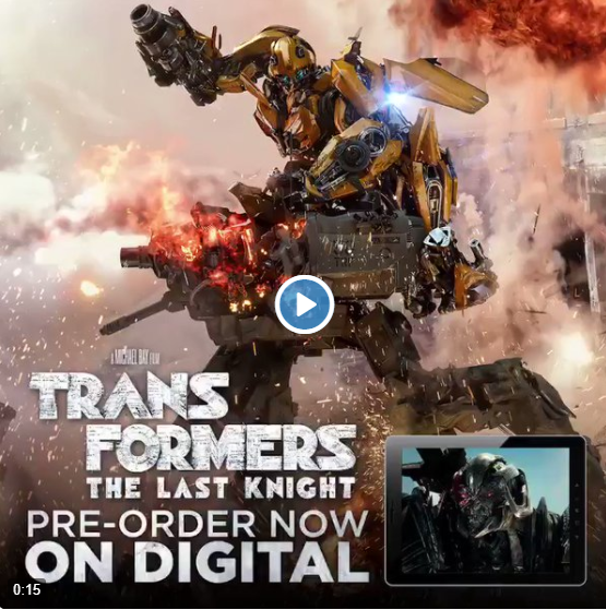 Transformers News: Transformers: The Last Knight digital pre-orders available now on iTunes!