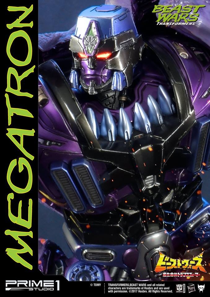 Transformers News: More Photos of Prime 1 Studio BW Megatron (PMTFBW-02)