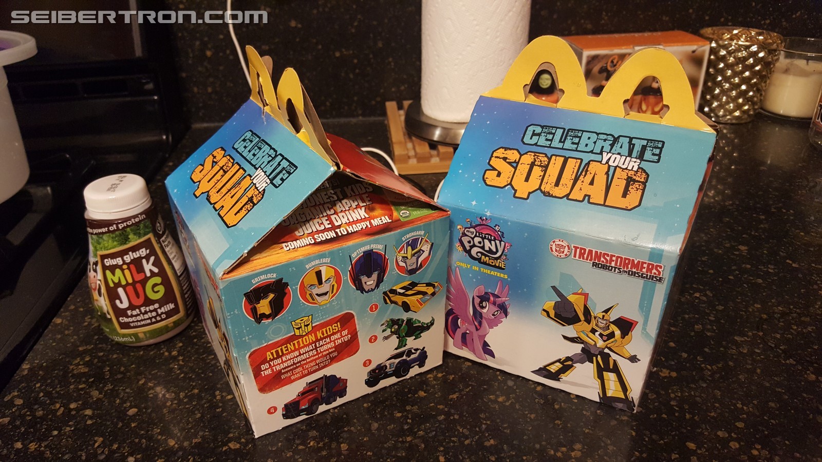 Transformers News: New McDonalds Robots in Disguise Happy Meal Box Pics