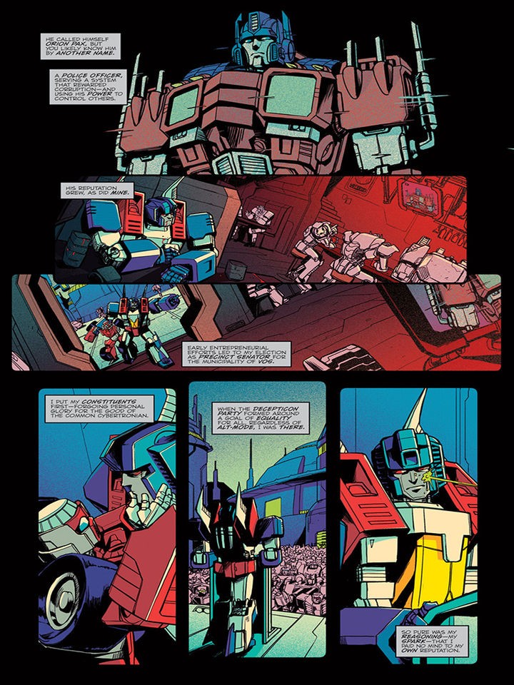 Transformers News: iTunes Preview for IDW Optimus Prime #19
