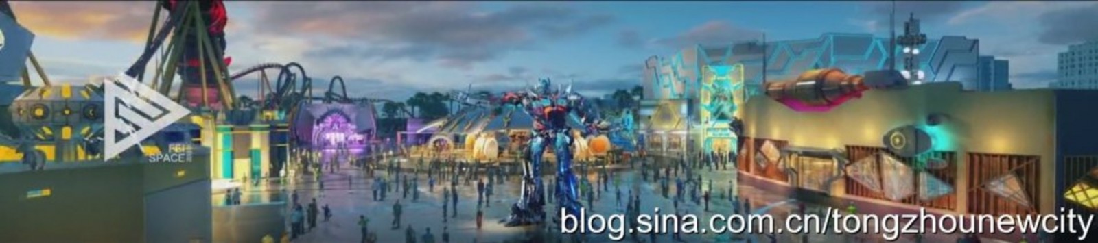 Transformers News: Universal Studios Beijing Concept Art For Transformers Land