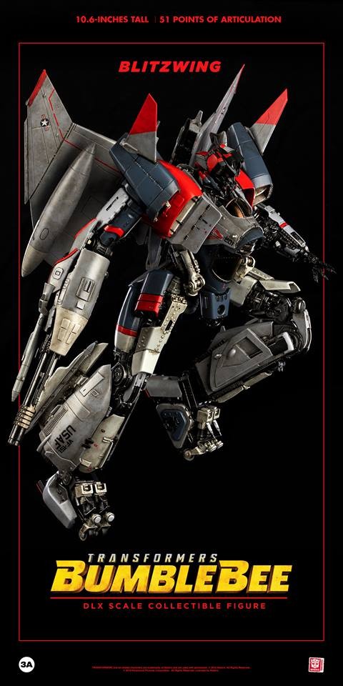 Transformers News: 3A teases Bumblebee Movie Blitzwing figure