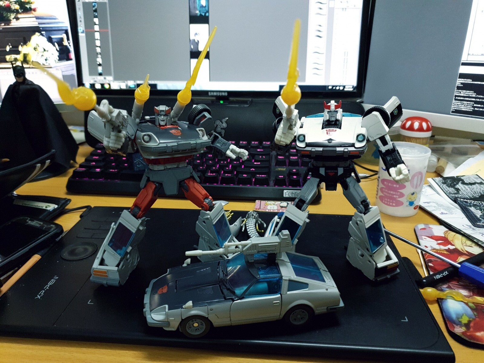 Transformers News: In-Hand Images of Masterpiece MP-18+ Anime Bluestreak