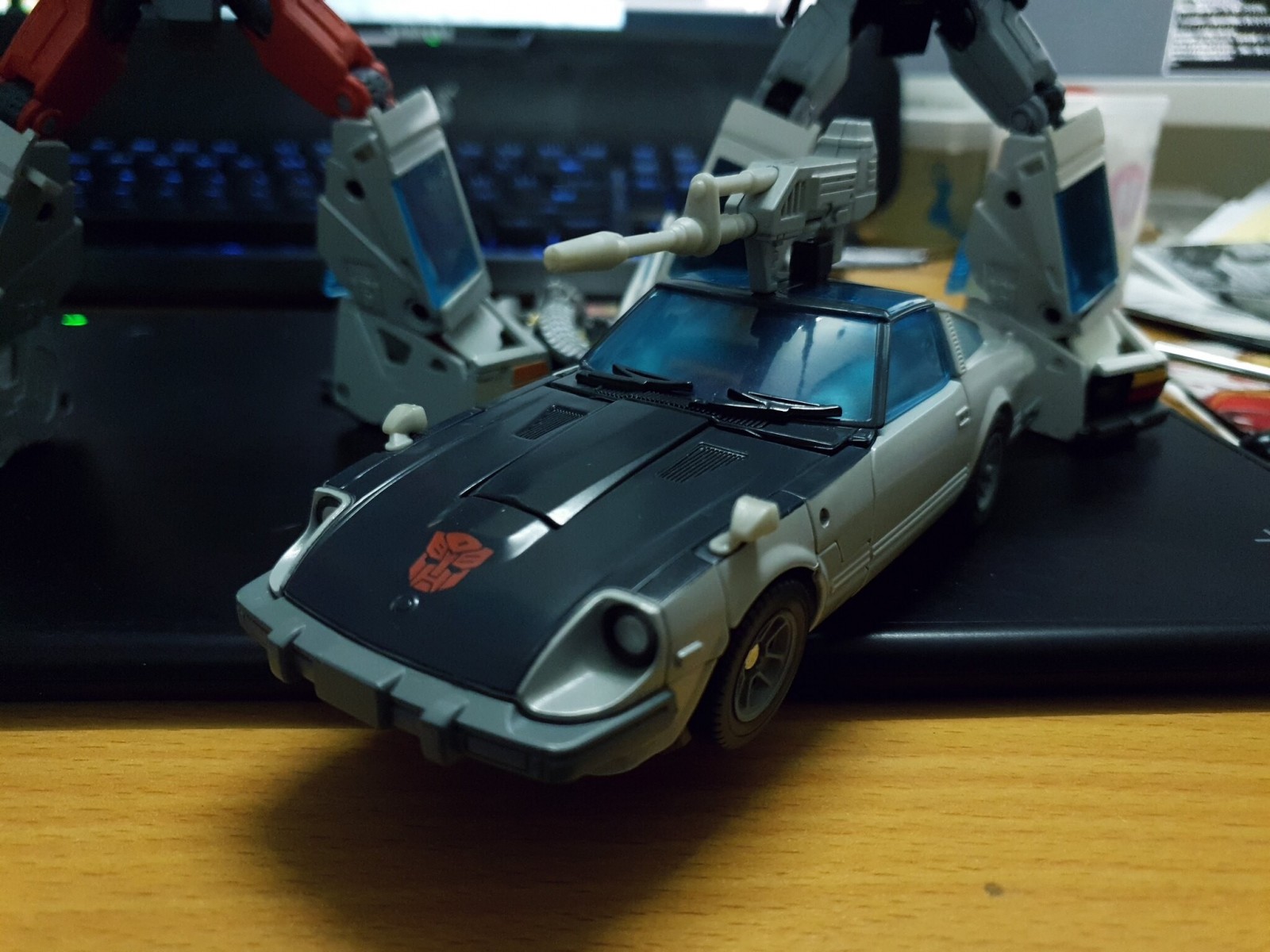 Transformers News: In-Hand Images of Masterpiece MP-18+ Anime Bluestreak