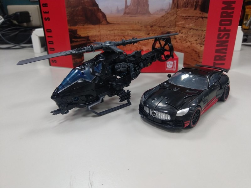 Transformers News: In-Hand Images of Transformers Studio Series SS-45 AOE Helicopter Mode Drift