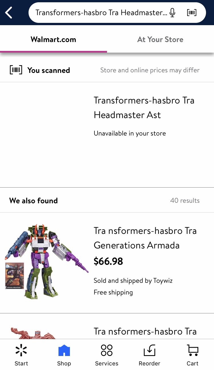Transformers News: New Walmart Listings For Transformers Headmaster Assortments