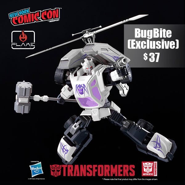 Transformers News: Bluefin Exclusive Flame Toys Bug Bite Model Kit Available for Preorder