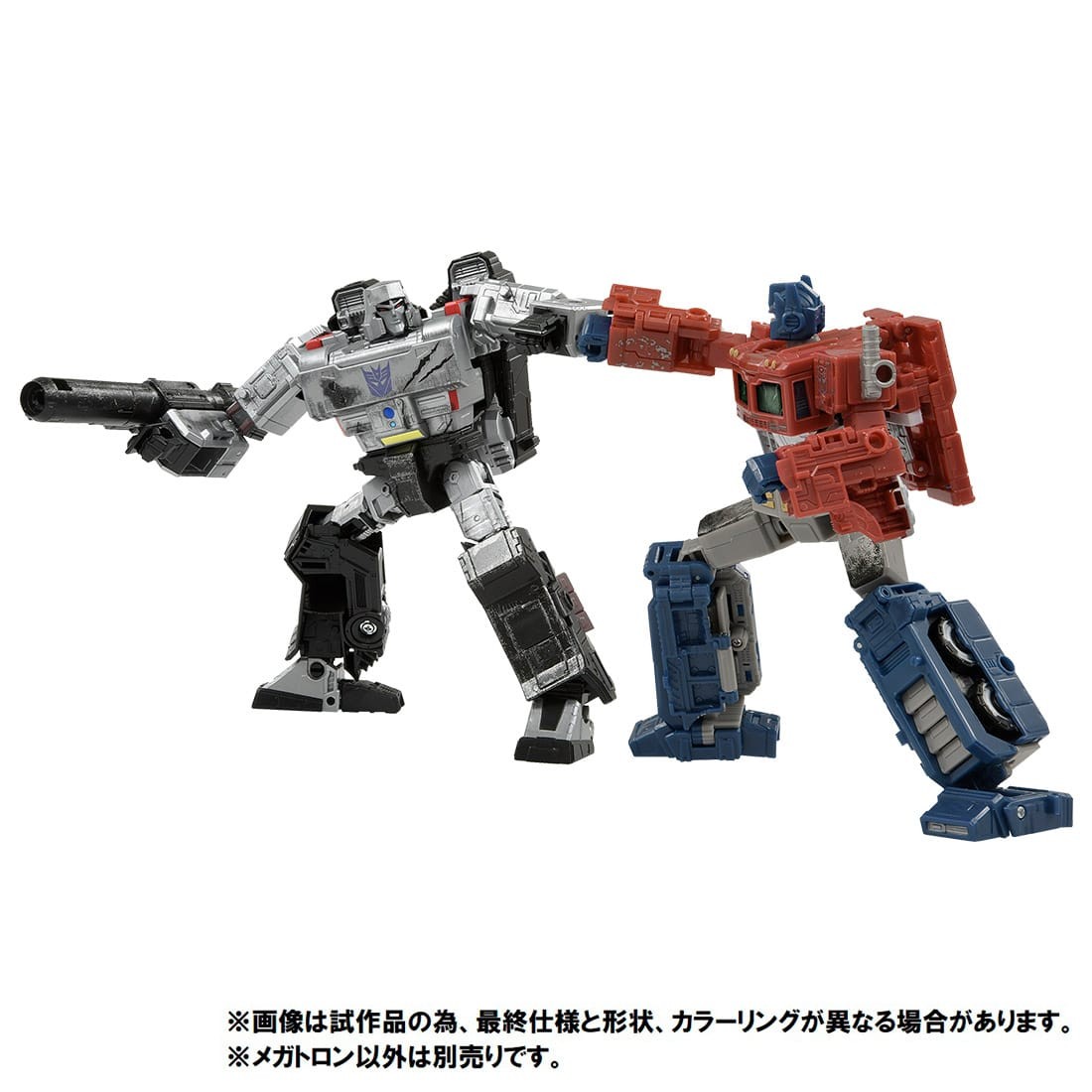 Transformers News: Premium Finish SS-02 Optimus Prime and WFC-02 Megatron Land on Takara Tomy Mall