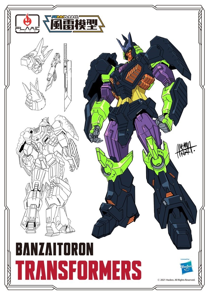 Transformers News: Flame Toys Adds Bludgeon and Banzaitron to Furai Model Line Plus SDCC 2021 Nemesis Prime Orders Open