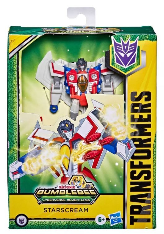 Transformers News: Cyberverse Deluxe Starscream, Arcee and Bumblebee Appear in New Packaging