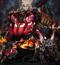 Transformers News: Takara Tomy Heat Scramble Booster Pack #2 Artwork