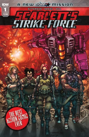 Transformers News: IDW Hasbro Universe - Full Preview of Scarlett's Strike Force #1