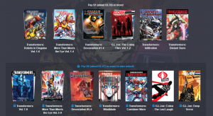 Transformers News: IDW Publishing Transformers and Revolution Humble Bundle