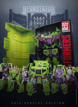 Out of Box and Individual Constructicon Images of SDCC 2015 Exclusive Devastator