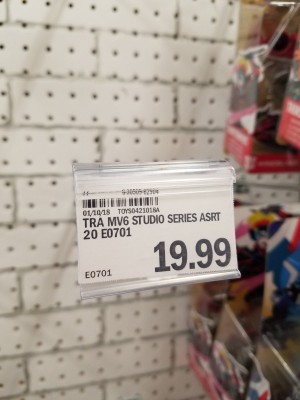 Transformers News: Price Tags Found in US for 2018 Studio Series Transformers Live Action Toyline