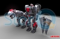 Transformers News: TFC Dino Combiner color images, not G1
