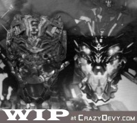 Transformers News: Crazydevy.com Mean Robot Parts Update - New Head