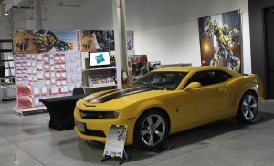 Transformers News: Bumblebee And A Special Optimus Prime On Display For Wal*Mart